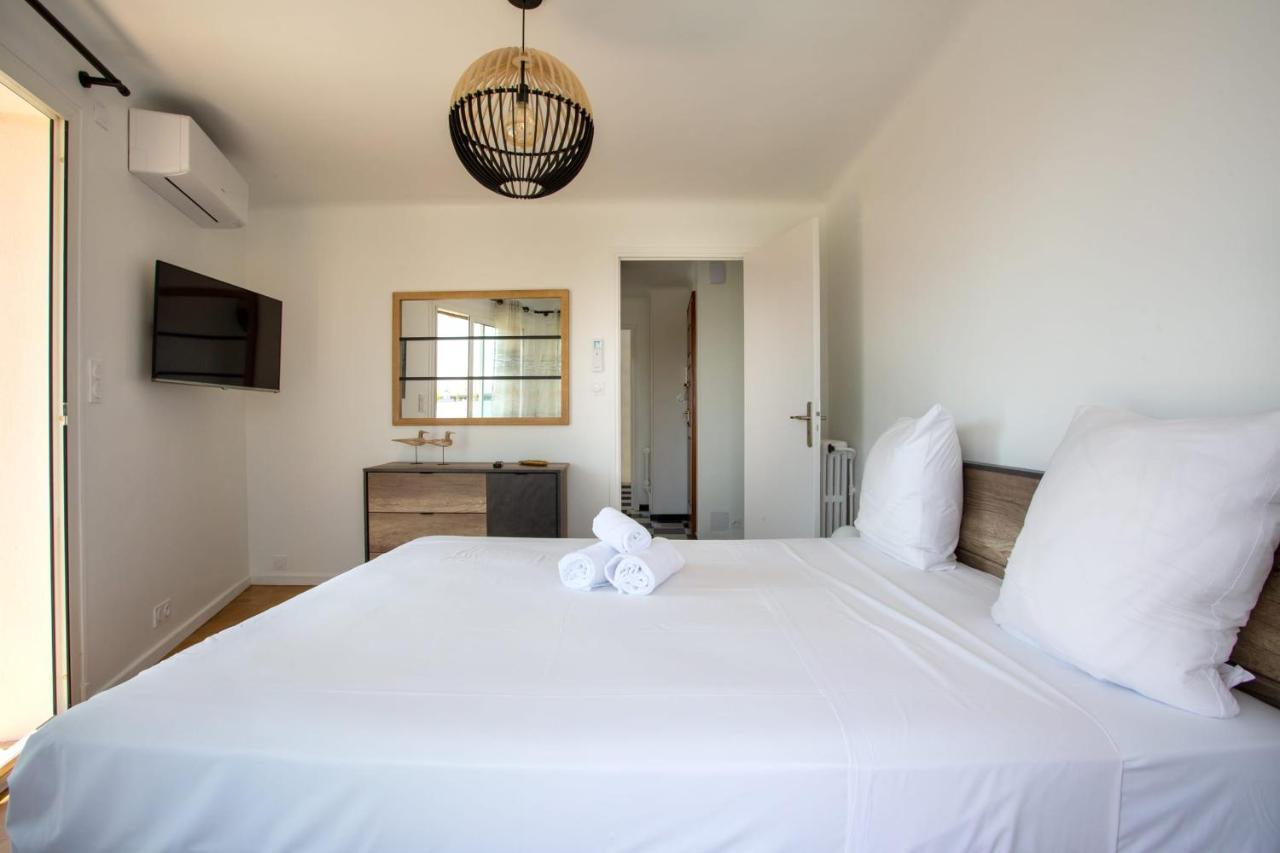 Apartment T2 Air-Conditioned Sea View Saint-Laurent-du-Var Exterior foto